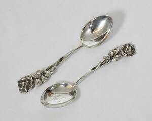 Kaffeskedar, silver