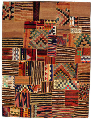 Matta, Patchwork , 308x235 cm Denna vara har satts till omförsäljning under nytt varunummer4646941