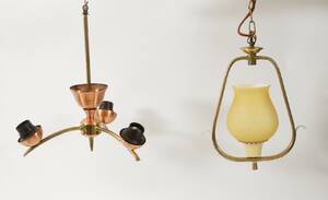 Taklampor 2st, 1960-tal