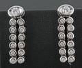 18Kt Diamond earrings approx. 0.46ct
