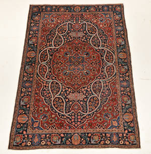Persisk Tabriz tæppe, 200x140 cm.