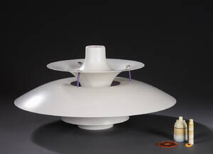 Poul Henningsen. PH5 pendel, hvid