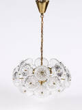 Loftslampe, messing 