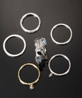 Spinning Jewelry, samleringe i guld og sølv, str. 55 9