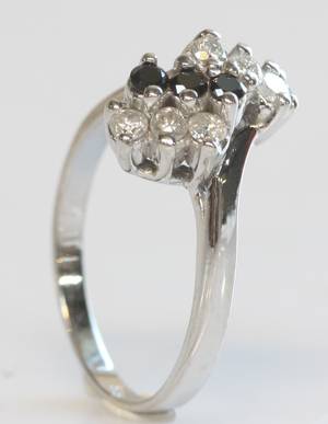 Brillantring, ca .0.60 ct.