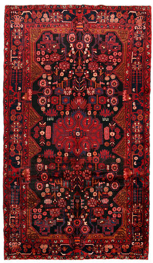 Persisk handknuten matta Nahavand, 290 x 165 cm
