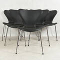 STOLAR, 6 st, Sjuan, modell 3107, Arne Jacobsen, Fritz Hansen.