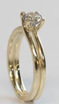 Solitairering, ca. 0.70 ct.