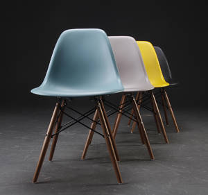 Charles Eames 1907-1978. Fire skalstole, model DSW 4