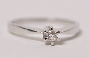 Super Star ring med brillant på ca. 0,10 ct