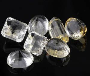 Uindfattet citriner ca. 128.18 ct.