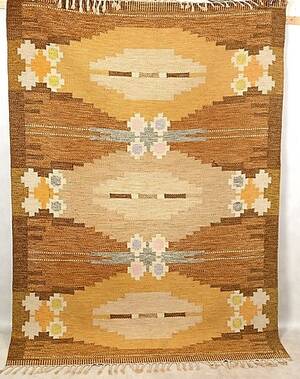 INGEGERD SILOW. Matta, rölakan, 235x165.