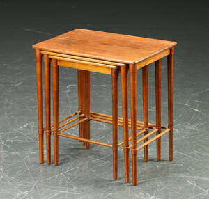 Indskudsbord af bøgetræ og nøddetræ, Dansk design 1950erne. 3