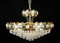 TAKLAMPA,  kristallkrona  