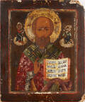 Ikon St Nicolaus 1800-tal
