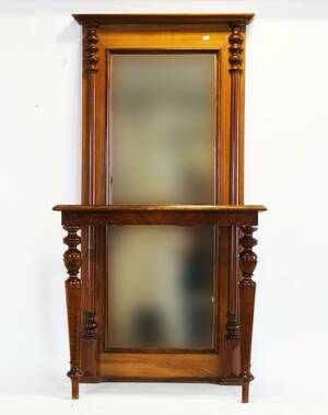 Spegel med konsolbord, 1800-talets slut