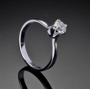 Brillantring - ca. 0.48 ct.
