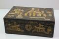 SKRIVSCHATULL, orientalisk dekor, 1800-tal
