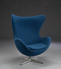 Arne jacobsen. Lænestol Ægget, uld