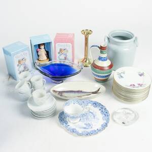 PORSLIN OCH KERAMIK, bla kruka Standard, vas Nittsjö