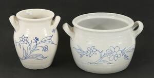 Syltkrukor 2st, Rörstrand, 1900-talets början