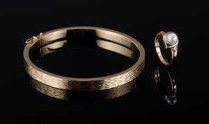 Guldarmring og ring - 12,7 gram 2