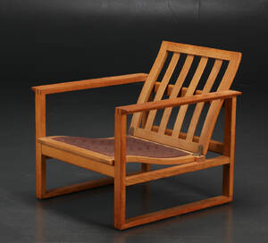 Børge Mogensen. Slædestol af egetræ, model 2256 