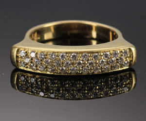 Brillantring, ca.0.32 ct., 18 kt guld.