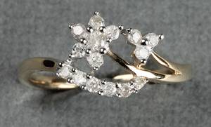 Diamantring, ca. 0.40 ct.