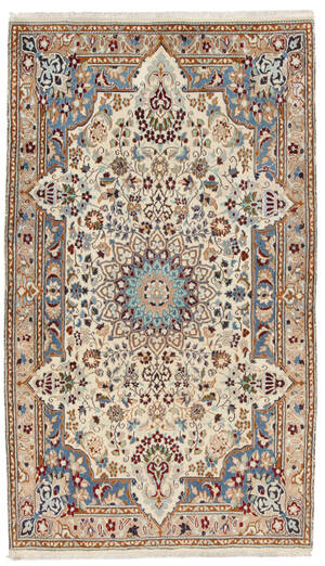 Persisk Nain tæppe, 205x118 cm.