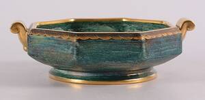 SKÅL, flintgods, Josef Ekberg, Gustavsberg.