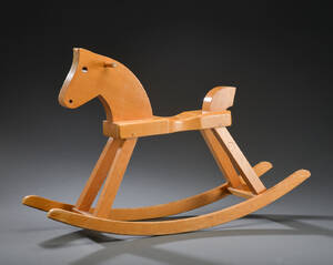 Kay Bojesen. Gyngehest af bøgetræ  