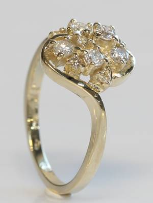 Brillantring, ca. 0.40 ct.