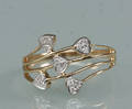 Hjertering ca. 0,20 ct.