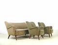 Lounge Suite der 195060er Jahre, Sofa  Paar Sessel 3