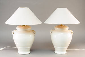 Par bordlamper af porcelæn 2