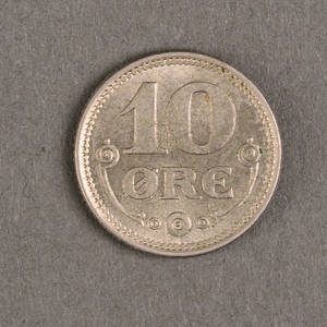 Danmark, Christian X, 10 øre 1923