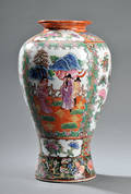 Kinesisk vase af porcelæn
