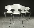 Arne Jacobsen. 4 stole Myren model 3101 4