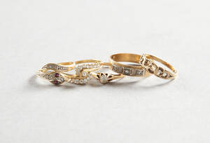 Ringar i 18 k guld