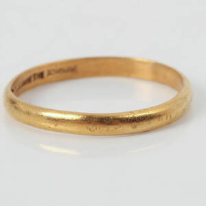 RING, Guld 23k, 3.3g