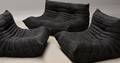 Michel Ducaroy. Lounge sofasæt, model Togo, sort stof 3 