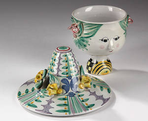 Bjørn Wiinblad 1918-2006. Opsats af fajance