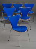 Arne Jacobsen 1902-1971. Seks stole model 3107 6