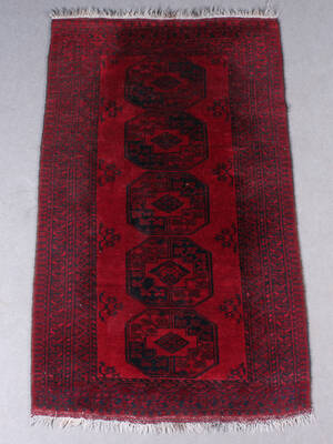 Handknuten matta, Afghan, 215x132 cm