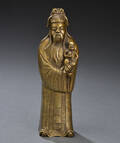 Kinesisk figur af bronze, 1900-tallet