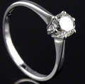 Solitaire ring ca. 0.70 ct.