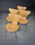 Arne Jacobsen, fire stole, Syveren 4  