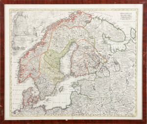 Karta Homann Scandinavia complectens...