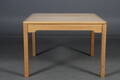Hans J. Wegner for Getama. Kvadratisk sofabord af lakeret eg